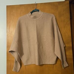 NWT Zesica Oversized Rib Knit Sweater Almond S